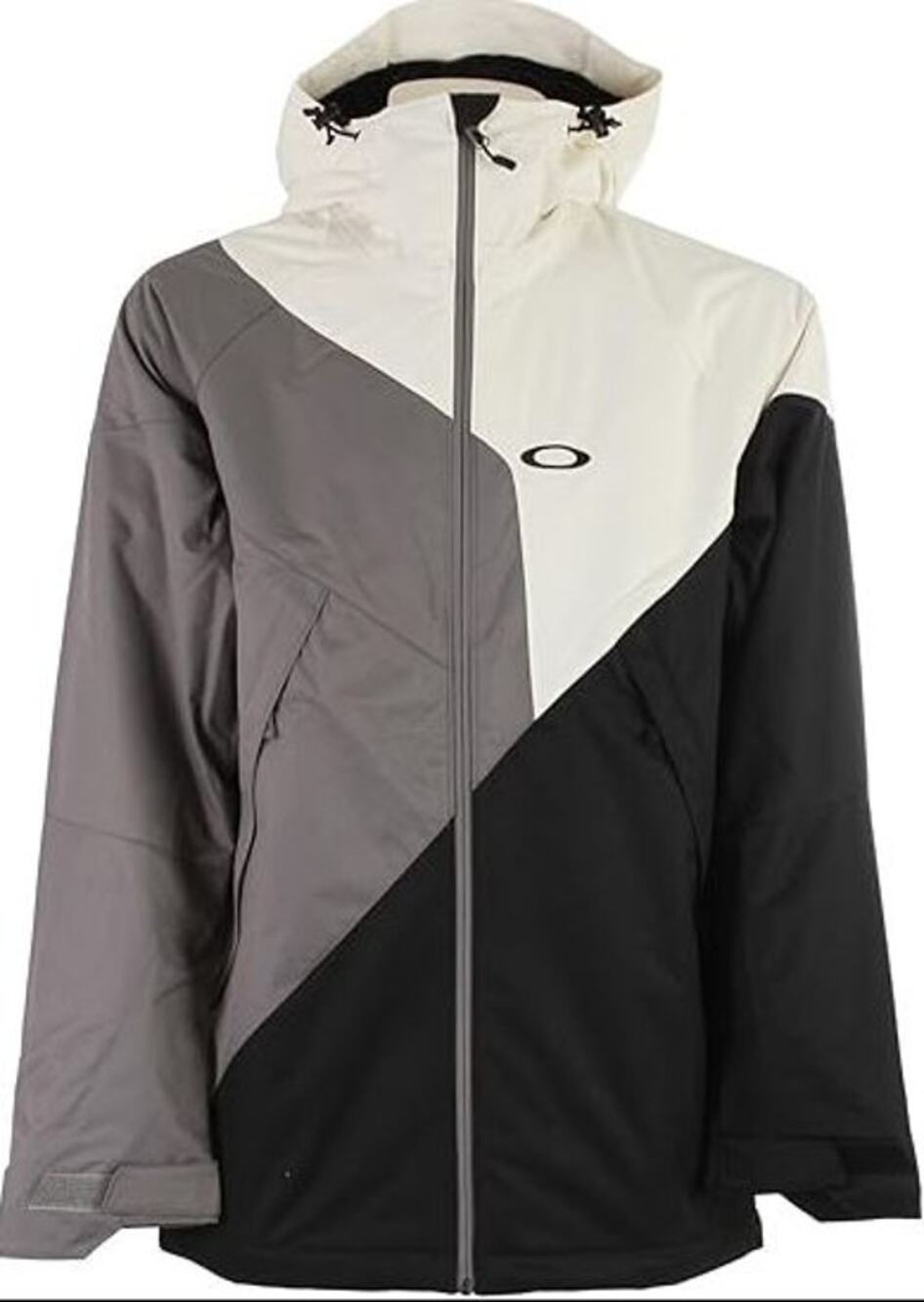 Oakley Brigade Insulated Ski Jacket Womens Colorblock Hooded Full Zip Size XS